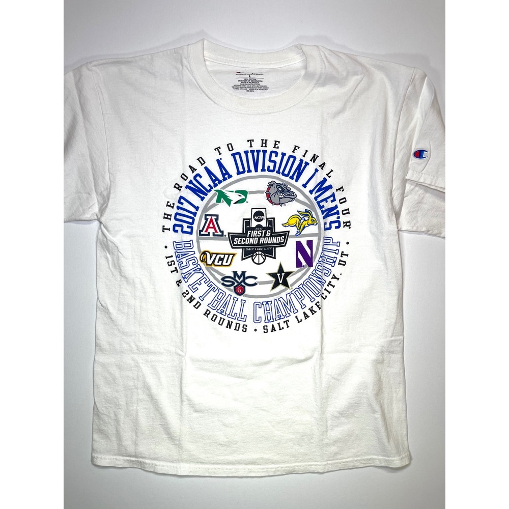 Champion 2017 NCAA Division I Mens Basketball Road to the Final Four T-Shirt L